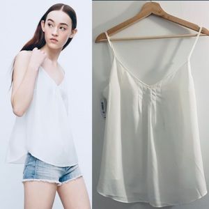 Aritzia Talula Waverly Blouse/Tank in white
